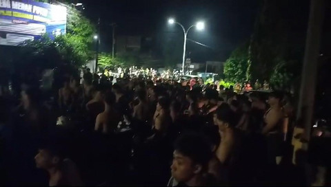 Polrestabes Semarang tangkap 278 orang usai konvoi yang ceroboh dan urakan. Foto: Dok. Istimewa