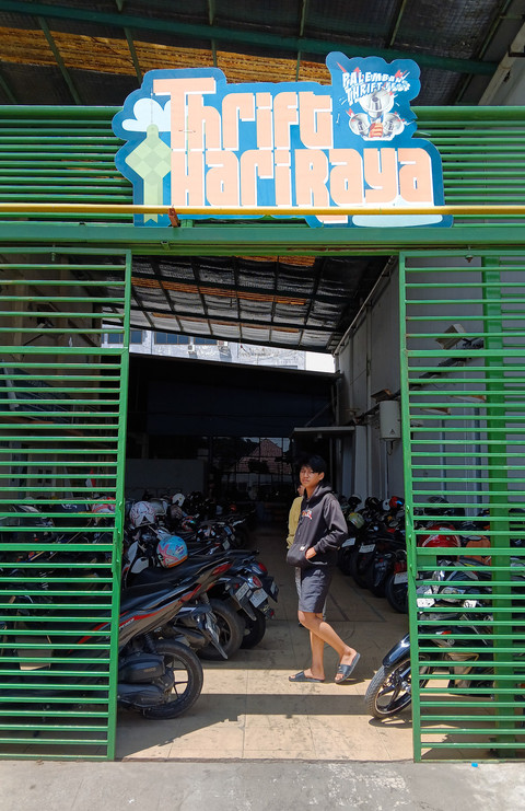 Aula Hotel Goden Sriwijaya tempat penyelenggaraan Festival Palembang Thrifting selama ramadan, Minggu (23/3) Foto: ary/urban id