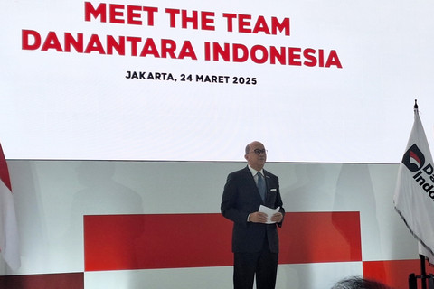 CEO Danantara Rosan Roeslani dalam konferensi pers perkembangan kelembagaan Danantara di Graha CIMB Niaga, Jakarta Selatan pada Senin (24/3/2025). Foto: Argya D. Maheswara/kumparan 