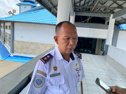 Kepala Terminal Rajabasa, Marsusi. | Foto: Sinta Yuliana/Lampung Geh