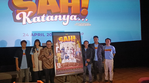 Konferensi pers film Sah Katanya.   Foto: Dok: Istimewa 