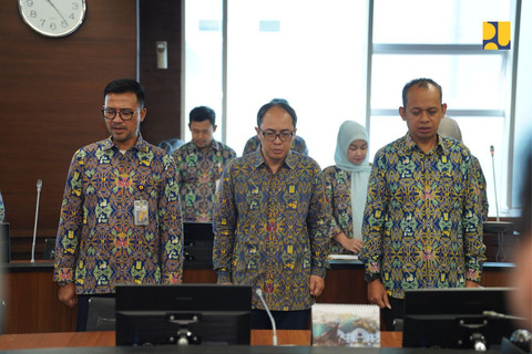 Pelantikan Kepala BPJT dan jabatan fungsional ahli utama. Dok: Kementerian PU.