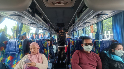 Suasana di Terminal Kampung Rambutan, Jakarta Timur, Rabu (26/3/2025). Foto: Thomas Bosco/kumparan