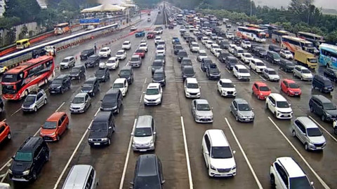 Kondisi terkini Tol Jakarta Cikampek. Foto: Dok Travoy Jasamarga