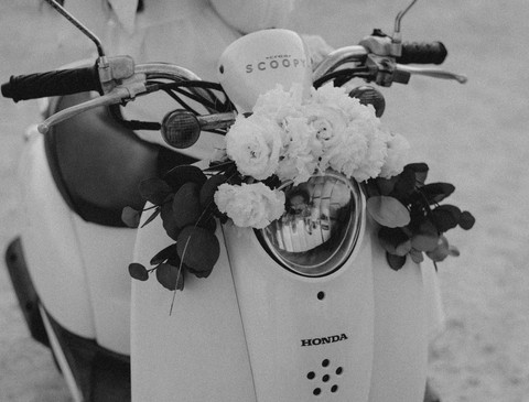 Ilustrasi motor honda terbaru 2025 mirip vespa - Sumber: pexels.com/@84330351/