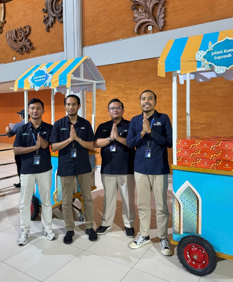 TASPEN menghadirkan Posko Mudik TASPEN di Bandara I Gusti Ngurah Rai, Bali. Foto: Dok. TASPEN