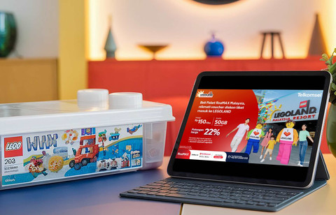 Telkomsel dan LEGOLAND Malaysia menghadirkan Paket RoaMAX, dengan diskon 22% tiket masuk. Foto: Dok. Telkomsel