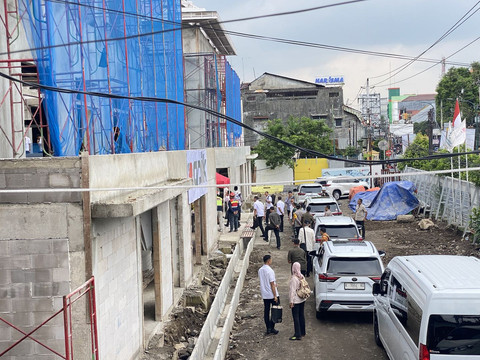 Pembangunan Pasar Terban, Kota Yogyakarta. Foto: Resti Damayanti/Pandangan Jogja