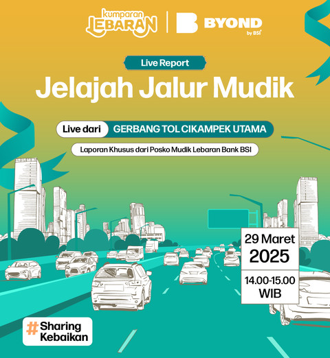 Jelajah Jalur Mudik Live dari Gerbang Tol Cikampek Utama. Foto: dok. kumparan