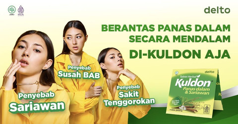 Diformulasikan dengan bahan-bahan alami, Kuldon bisa bantu meredakan panas dalam. Foto: dok. Kuldon