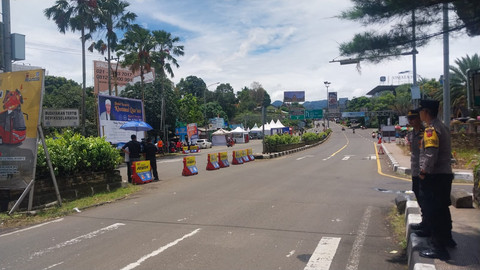arus lalin arah Puncak pukul 11.30 WIB. Foto: kumparan