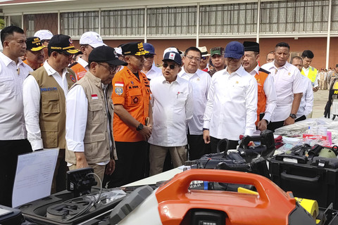 Jusuf Kalla hadiri Pelepasan Bantuan untuk Korban Gempa Myanmar. Foto: Istimewa