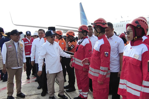 Jusuf Kalla hadiri Pelepasan Bantuan untuk Korban Gempa Myanmar. Foto: Istimewa