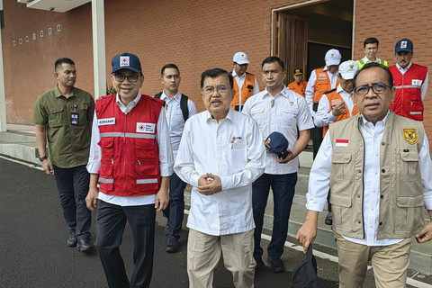 Jusuf Kalla hadiri Pelepasan Bantuan untuk Korban Gempa Myanmar. Foto: Istimewa