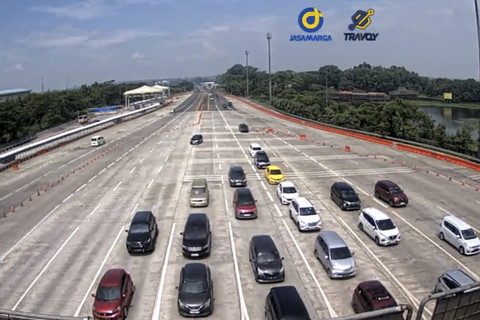 Arus lalu lintas di Tol Trans Jawa, Kamis (3/4/2025). Foto: Dok. CCTV Jasa Marga