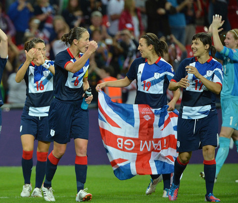 Tim Britania Raya di Olimpiade 2012 Foto: Khaled DESOUKI / AFP
