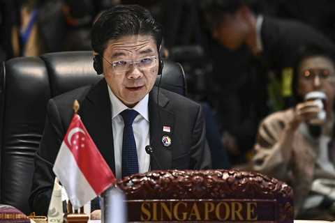 Perdana Menteri Singapura Lawrence Wong. Foto: Nhac Nguyen/AFP