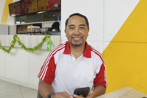 Humas Ancol Daniel Windriatmoko saat dijumpai di Ancol, Jakarta Utara, Sabtu (5/4/2025).  Foto: Alya Zahra/kumparan 