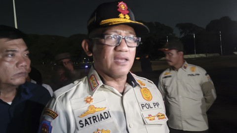 Kepala Satpol PP DKI Jakarta Satriadi Gunawan saat dijumpai di Monas, Jakpus, Sabtu (5/4/2025). Foto: Thomas Bosco/kumparan
