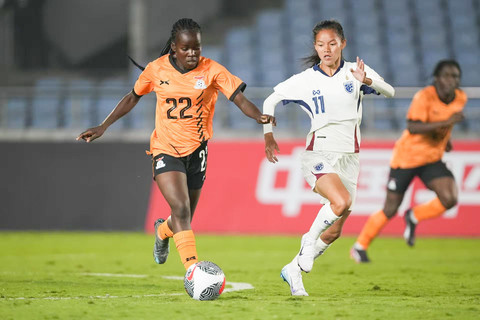 Zambia melawan Thailand dalam laga Turnamen Internasional Yongchuan 2025 di Stadion Yongchuan Sports Centre, Chongqing, China. Foto: Zambia Football Federation