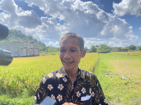 Ketua Kelompok Tani Ngudi Rahayu, Sabar Prihatin. Foto: Resti Damayanti/Pandangan Jogja