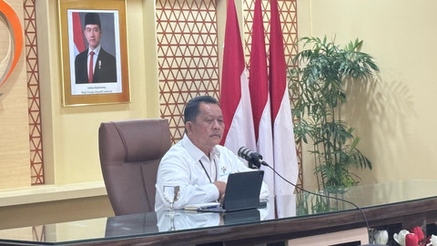 Deputi Bidang Statistik Produksi BPS M. Habibullah di Kantor Pusat BPS, Selasa (8/4). Foto: Ave Airiza/kumparan