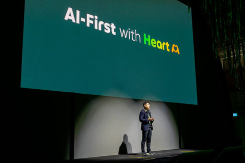 Group CEO dan Co-Founder Grab Anthony Tan di acara GrabX yang berlangsung di Singapura, Selasa (8/4/2025). Foto: Grab