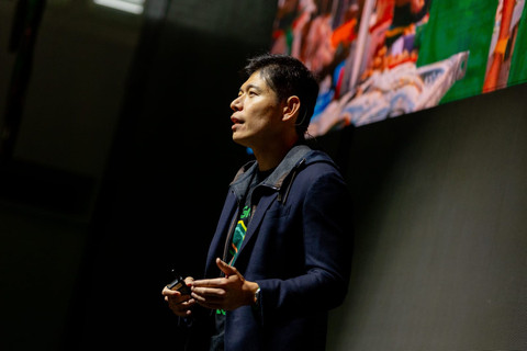 Group CEO dan Co-Founder Grab Anthony Tan di acara GrabX yang berlangsung di Singapura, Selasa (8/4/2025). Foto: Grab