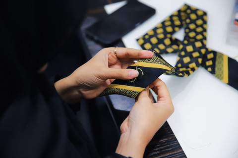 Peserta kumparanWOMAN Ladies Day Out x Michael Kors Spring In Style mendapatkan personalized teilly untuk setiap pembelian. Foto: Michael Kors.