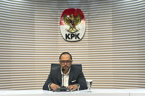 Mantan Juru bicara KPK Tessa Mahardhika Sugiarto di Gedung Merah Putih KPK, Jakarta, Rabu (9/4/2025). Foto: Fadhil Pramudya/kumparan
