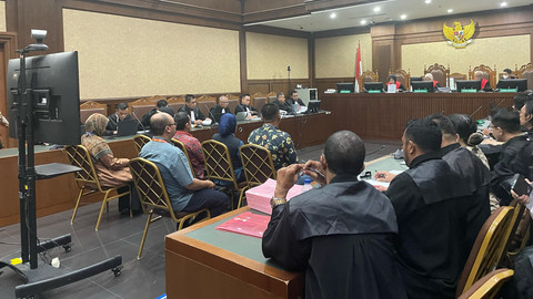 Sidang lanjutan pemeriksaan saksi kasus dugaan pemufakatan suap kasasi Ronald Tannur, dengan terdakwa Zarof Ricar dkk, di Pengadilan Tipikor Jakarta, Kamis (10/4/2025). Foto: Fadhil Pramudya/kumparan