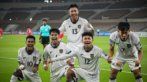 Timnas U-17 Indonesia vs Afghanistan dalam matchday ketiga Grup C Piala Asia U-17 2025 di Prince Abdullah Al-Faisal Stadium, Jeddah, Arab Saudi, pada Jumat (11/4) dini hari WIB. Foto: Instagram @erickthohir