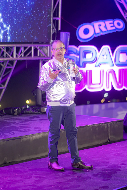 Parven Dalal di Peluncuran OREO Space Dunk di Bandung.  Foto: Dok. Mondelez International