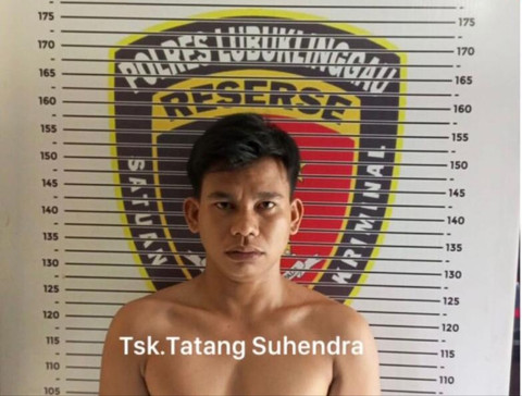 Tatang Suhendra, pria yang habisi nyawa biduan di Lubuklinggau. (ist)
