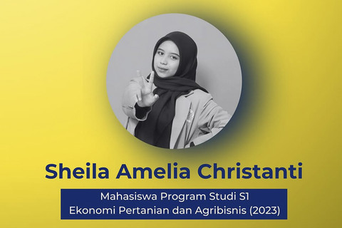 Mahasiswi UGM, Sheila Amelia Christanti, yang sempat dikabarkan hilang, ditemukan meninggal dunia. Foto: Instagram/ @fapertaugm