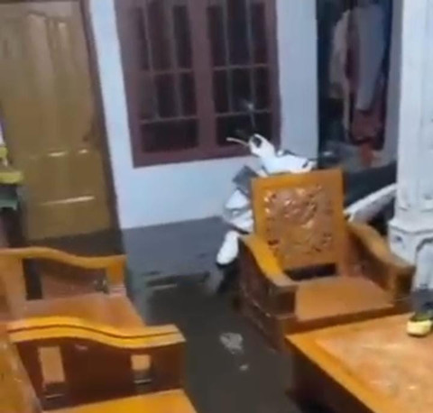 Rumah warga yang terendam air Lindi. | Foto: istimewa