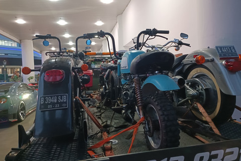 Tambahan sebanyak 19 unit sepeda motor dan 7 unit sepeda barang bukti yang disita terkait kasus dugaan suap dan gratifikasi dalam vonis perkara CPO, di Kejaksaan Agung RI, Jakarta, Minggu (13/4/2025). Foto: Fadhil Pramudya/kumparan