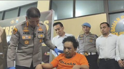 Khalil Gibran, pria yang sekap dan perkosa anak 11 tahun di Makassar ditangkap. Foto: Istimewa