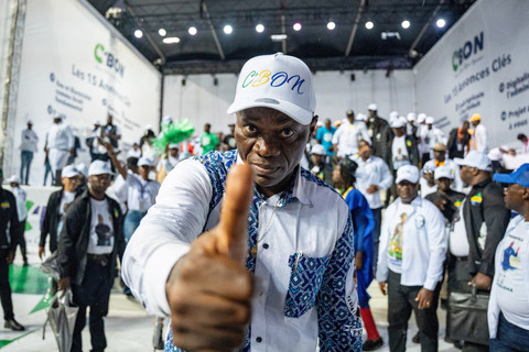 Pemimpin militer Gabon sekaligus calon presiden Brice Oligui Nguema. Foto: NAO MUKADI / AFP