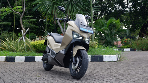 Motor listrik Maka Cavalry. Foto: Sena Pratama/kumparan