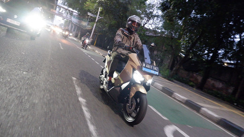 Motor listrik Maka Cavalry. Foto: Sena Pratama/kumparan