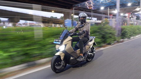 Motor listrik Maka Cavalry. Foto: Sena Pratama/kumparan