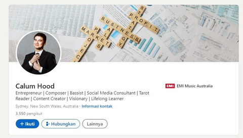 LinkedIn Calum Hood. Foto: LinkedIn