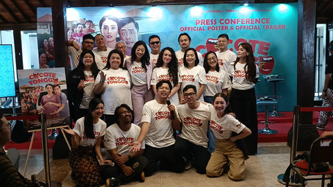 Konferensi Pers Film Cocote Tonggo di kawasan Jeruk Purut, Jakarta Selatan, Selasa (15/4/2025). Foto: Giovanni/kumparan