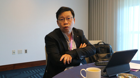 SVP dan Head of Asia Pacific Aveva, Chris Lee, di sela acara Aveva World 2025 yang berlangsung di San Francisco, AS, pada 8 hingga 10 April 2025. Foto: Tiara Hasna/kumparan