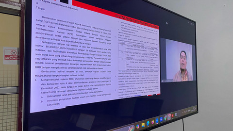 Rapat Koordinasi Pencegahan Korupsi Melalui Upaya Pengamanan Hukum Barang Milik Daerah (BMD) yang diselenggarakan oleh KPK. Foto: Dok. Kantah Sekadau