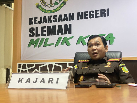 Kepala Kejaksaan Negeri Sleman, Bambang Yunianto, ditemui Pandangan Jogja, Rabu (16/4). Foto: Dok. Resti Damayanti/Pandangan Jogja
