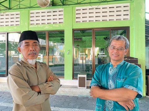 Tokoh masyarakat Kronggahan saat ditemui Pandangan Jogja. Foto: Dok. Resti Damayanti/Pandangan Jogja