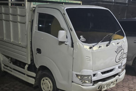 Truk yang digunakan bandara narkoba bawa sabu. Foto: Dok. Bareskrim Polri