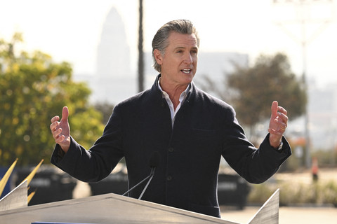 Gubernur California, Gavin Newsom. Foto: Patrick T. Fallon/AFP
